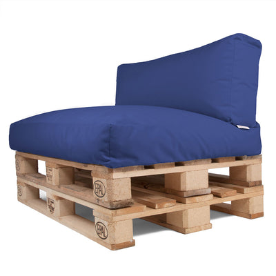 Cuscini per divanetto blu