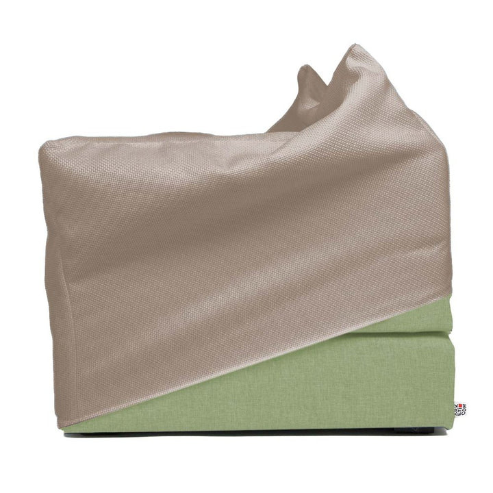 TOUF GREEN | Pouf Letto Base Verde e Copri Pouf 70x63 (2032711499845)