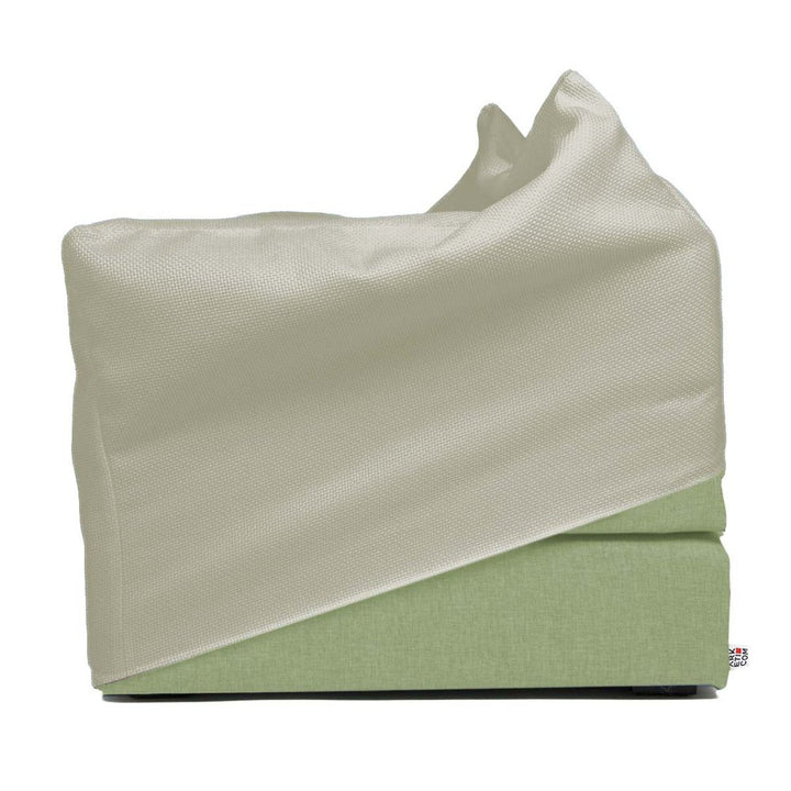 TOUF GREEN | Pouf Letto Base Verde e Copri Pouf 70x63 (2032711499845)