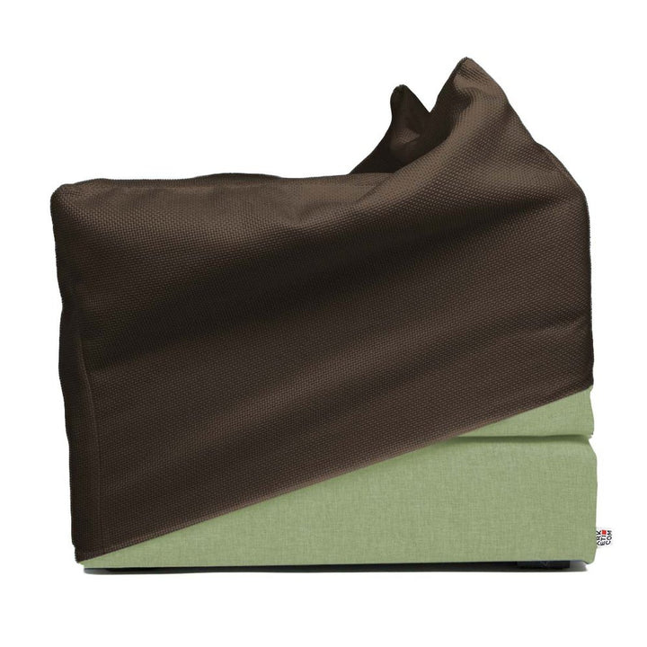 TOUF GREEN | Pouf Letto Base Verde e Copri Pouf 70x63 (2032711499845)