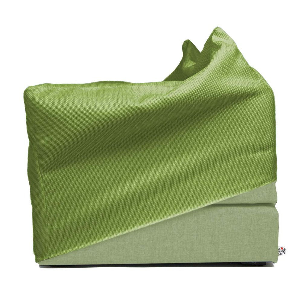 TOUF GREEN | Pouf Letto Base Verde e Copri Pouf 70x63 (2032711499845)