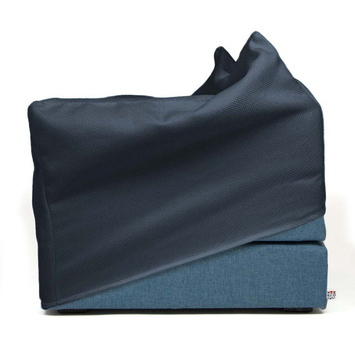 TOUF BLUE | Pouf Letto Base Blu e Copri Pouf 70x63 (2022318800965)