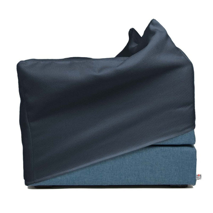 TOUF BLUE | Pouf Letto Base Blu e Copri Pouf 70x63 (2022318800965)