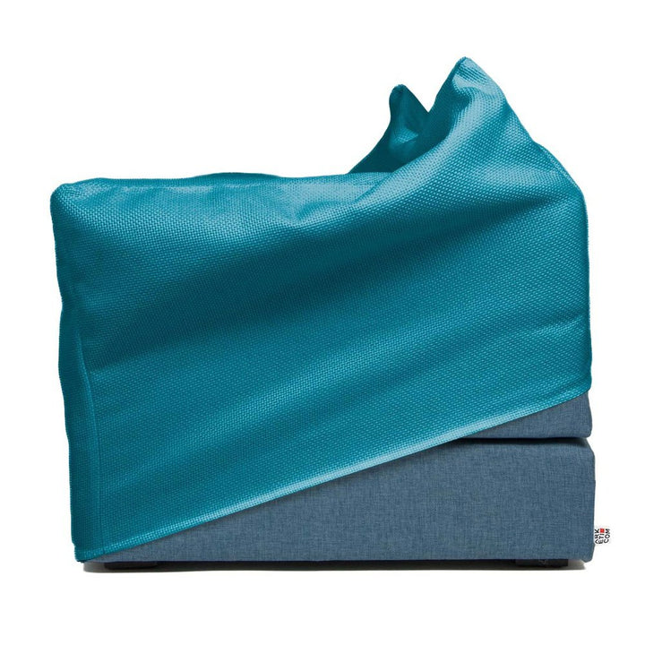 TOUF BLUE | Pouf Letto Base Blu e Copri Pouf 70x63 (2022318800965)