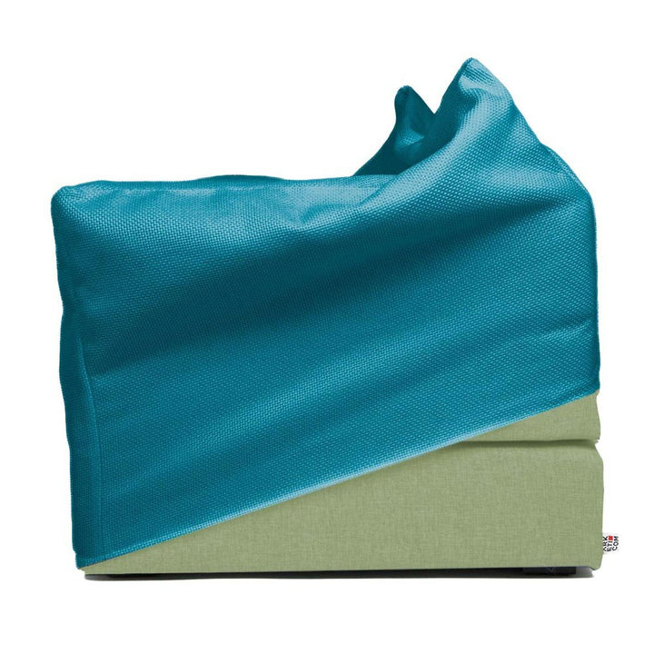 TOUF GREEN | Pouf Letto Base Verde e Copri Pouf 70x63 (2032711499845)